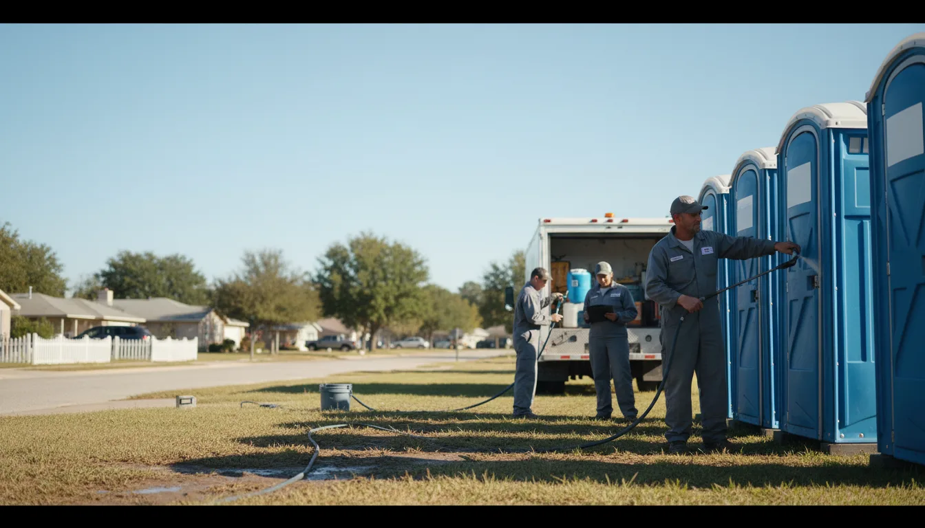 Long-Term Portable Toilet Rental in Trenton, TX near me
